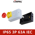 PC IP65 40A estándar del IEC del interruptor de control de la luz del interruptor del aislador de 3 fases