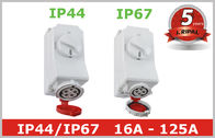 Receptáculos industriales del zócalo de poder de IP44 IP67 con el dispositivo de seguridad mecánico