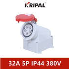 Artículo industrial del mercado de zócalo del montaje superficial IP44 32A 5P 380V