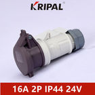 Prenda impermeable industrial 24V 48V 2P 3P de la baja tensión del zócalo del enchufe del IEC IP44