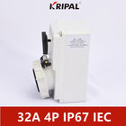 IP67 16A 3P cambió el zócalo con estándar mecánico del IEC del dispositivo de seguridad