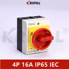 Estándar impermeable del IEC del interruptor UKP del aislador de la CA de IP65 4P 16A 230-440V