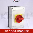 estándar industrial del IEC del interruptor del aislador de la prenda impermeable UKP de 150A 3P IP65