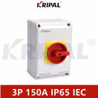 3P 150A IP65 230V que cierra el interruptor del aislador del cambio impermeable