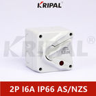 IP66 250V 2Pole 16A Mini Weatherproof Isolator Switch eléctrico