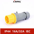 Enchufes industriales certificados CE y zócalos de KRIPAL IP44 16A 220V