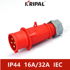 Estándar industrial impermeable trifásico del IEC de los enchufes de IP44 16A 220V