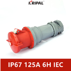 Resistente de alta temperatura del CE IP67 125A 4 Pin Industrial Connector