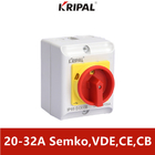 IP65 3 interruptor impermeable UKP 230-440V del aislador del IEC de poste de la fase 4