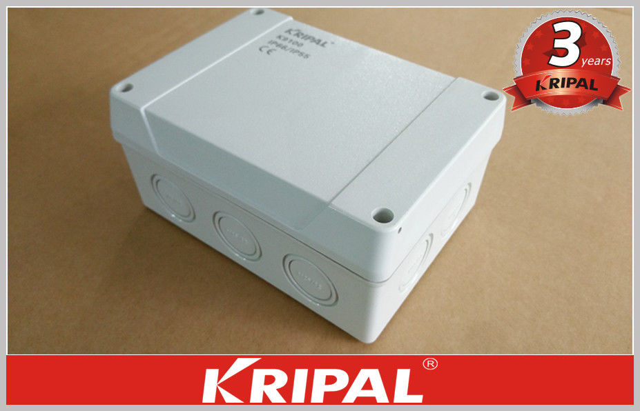Caja de conexiones al aire libre impermeable IP55/IP66, caja de conexiones de terminal de cable para encenderse